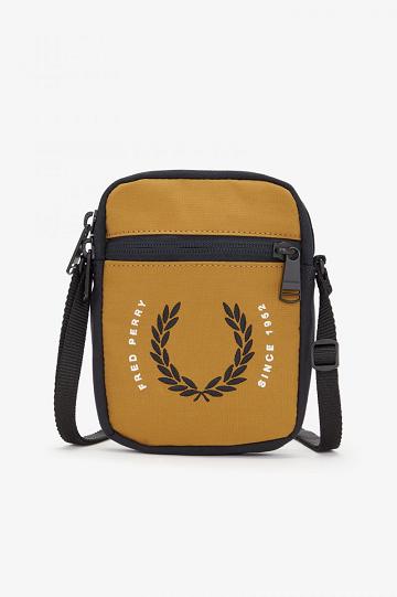 Black Fred Perry Contrast Ripstop Side Women's Bags | PH 1812GSOL